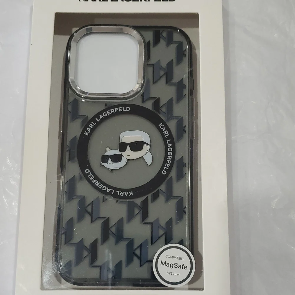 Karl Lagerfeld‎ iPhone 16 Pro Karl Chou chou KL logo slim profile phone case new